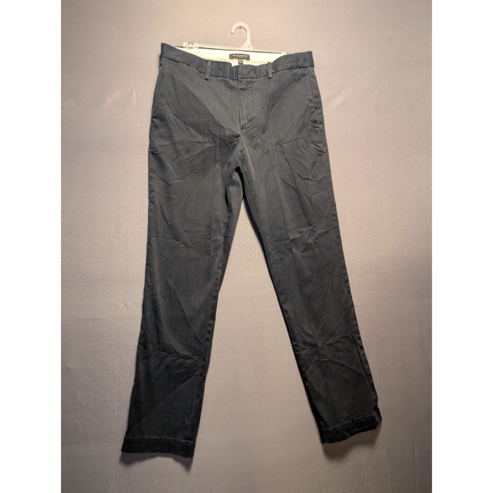 Banana Republic Aiden Chino Pants Mens 32x32 Black Tailoring Performance Casual